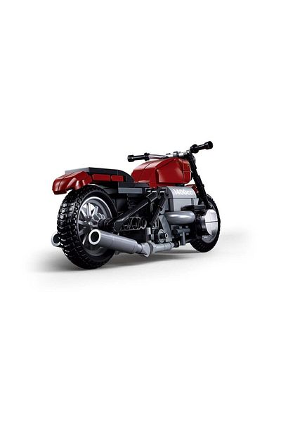 Sluban Power Bricks Series, Motorcycle R18 Building Set 222 Pieces,Red