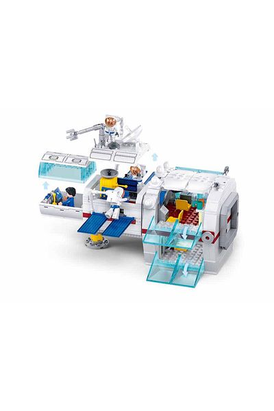 Sluban Space Series - Dream Space Station Building Blocks 502 Pieces, with Minifigures,