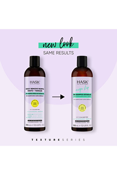 HASK TEXTURE SOLUTIONS PRE-SHAMPOO MEGA SLIP DETANGLER 355ML
