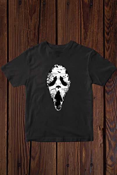 FECCY Tricou oversize din bumbac cu imprimeu Samurai