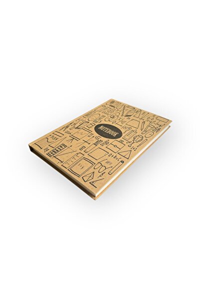 Polin 16,5 cm x 24 cm kraft blok sa tvrdim koricama i crtama
