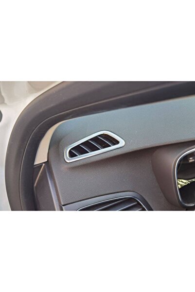 Omsa Renault Megane 4 Hb Krom Havalandırma Çerçevesi Üst Konsol Taşlı 2 Parça...