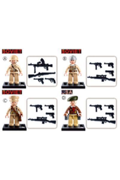 Sluban جنود بلاستيك - شد 3