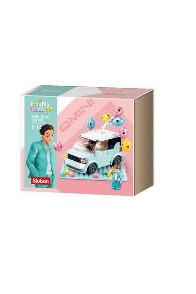 Sluban Mini HandCraft Series - MiniQ Mini Car Building Blocks 236 PCS