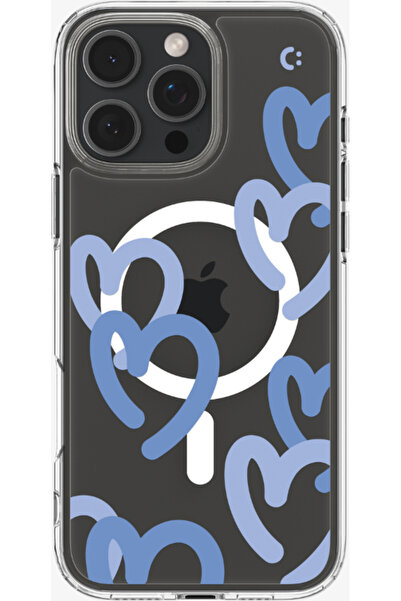 Spigen iPhone 16 Pro Max Kılıf Ultra Hybrid MagFit MagSafe özellikli Hearts D...