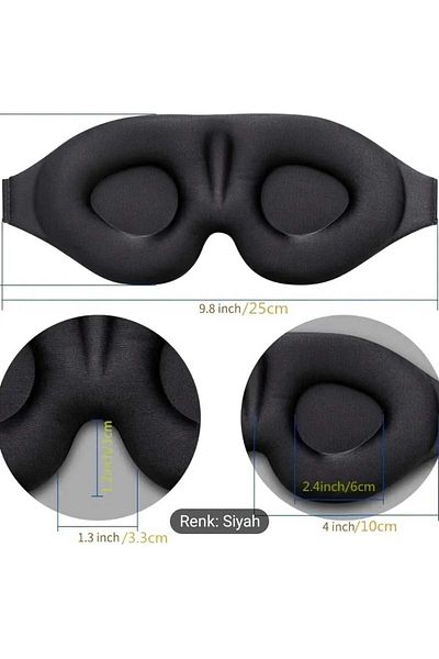 etna sanat 3D Sleep Eye Patch - Prevents Light 100%