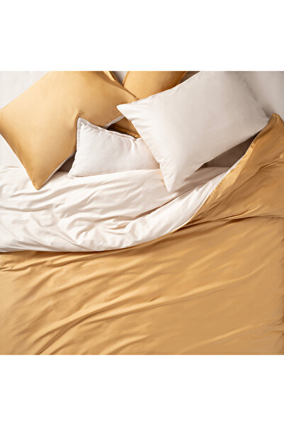 Zsa Zsa Zsu Solıd 300 Tc Çift Taraflı E.kıng Sıze Pamuk Saten %100 Pamuk Sate...