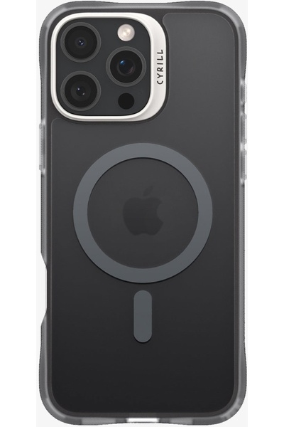 Spigen Ciel by CYRILL iPhone 16 Pro Kılıf Ultra Sheer Mag MagSafe özellikli Space Gray - ACS08252