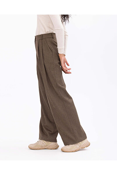 SEÇİL Pileli Bol Paçalı Palazzo Pantolon