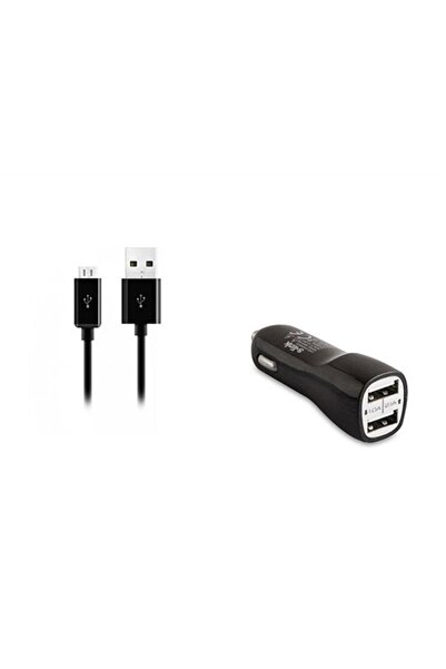 Universal S-link SMG-444 2.1A Micro USB الهواتف الذكية 2in1 شاحن سيارة وكابل