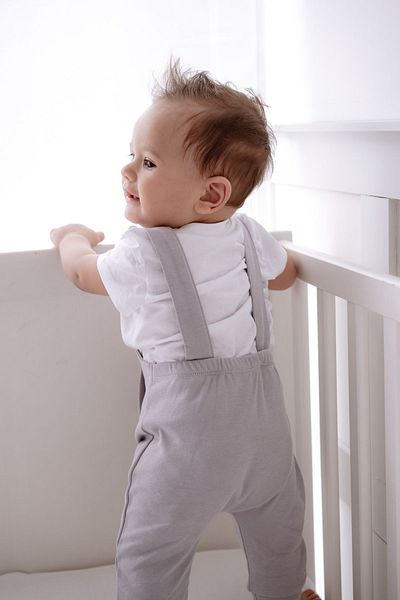 Lilabio 100% βαμβακερό Salopet Grey
