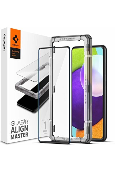 Spigen Protector de ecran din sticlă pentru Galaxy A52 / A52s / A52 5G Instal...