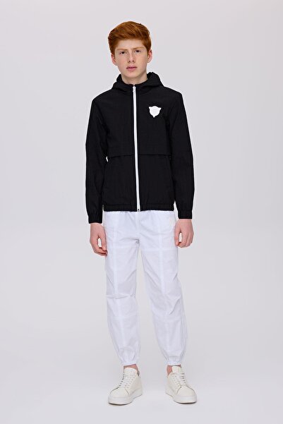 Nebbati Bg Store Чоловічий дитячий чорний дощовик