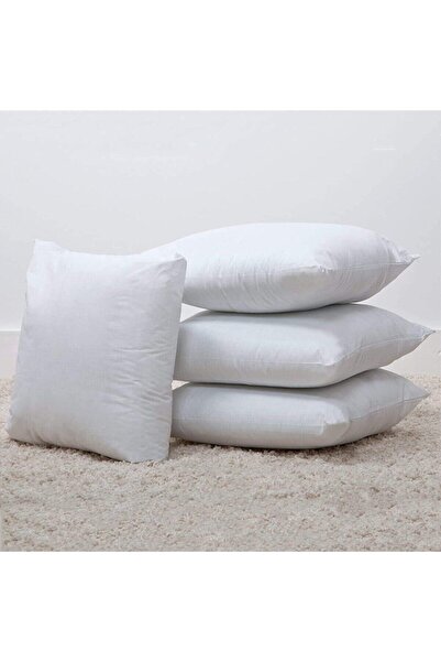 İzgi Concept 4 Pieces of Kirlent Inner Pillow 43x43 Cm Extra Plump 100% Silicone Filling High Quality 350gr