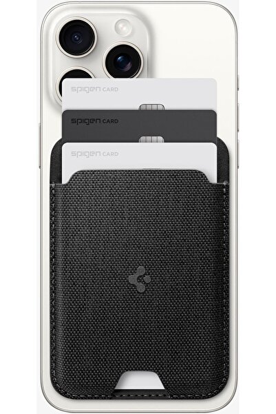 Spigen MagFit iPhone için MagSafe özellikli 3 Kartlı Manyetik Cüzdan Urban Fi...