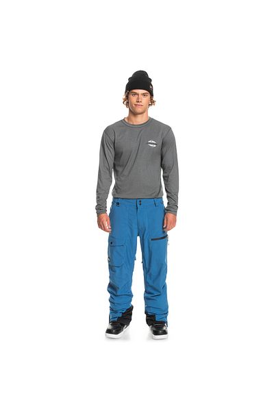 Quiksilver Men's Snowboard Pants Utility Pt Blue Ski/Snowboard Clothing Men