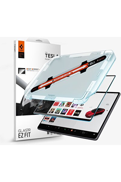 Spigen Tesla Model Y 2025 Juniper & Model 3 2025-2024 Cam Ekran Koruyucu GLAS...