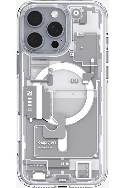 Spigen iPhone 16 Pro Max ince MagSafe Kılıf Ultra Hybrid MagFit Zero One Whit...