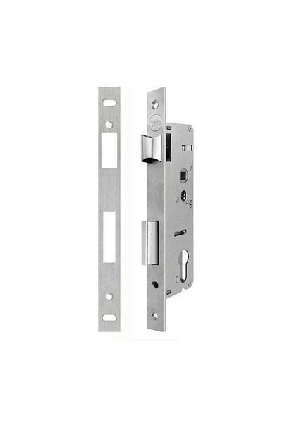 Yale Mortice Lock 25 mm Stainless Steel Matt