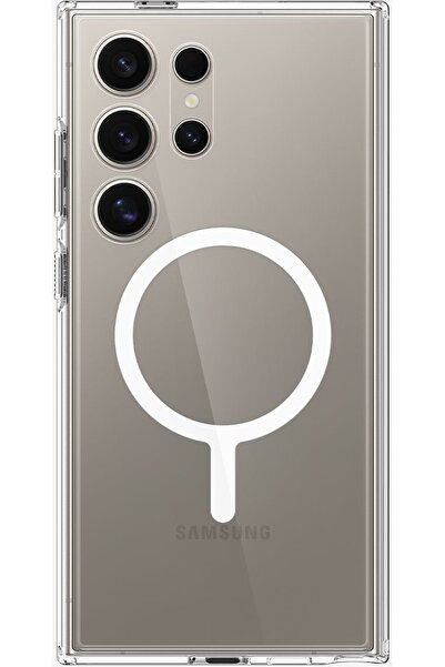 Spigen Inel metalic MagFit Hybrid OneTap pentru Galaxy S24 Ultra, negru - ACS...