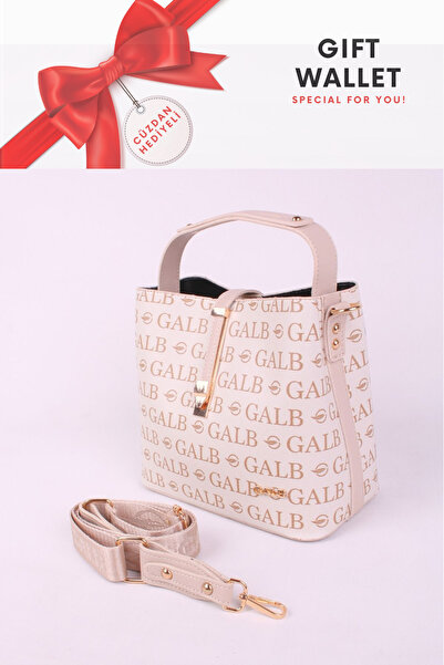 GALB LEATHER Geantă de umăr pentru femei New Season Trend 4 compartimente Cur...