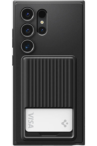 Spigen Θήκη Galaxy S24 Ultra - Liquid Slot Matte Black Acs07310