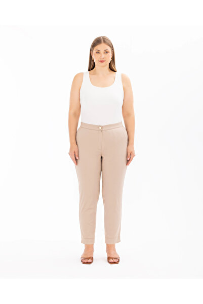 Gala-Xi Large Size Wide Leg Pocket Trousers