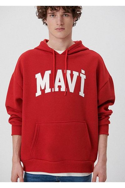 Mavi M067149-86417 Hanorac imprimat pentru bărbați