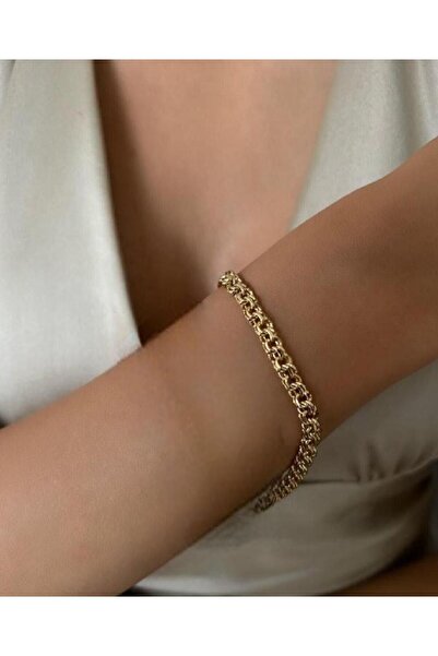 biralışveriş XUPİNG 14 K ALTIN RENGİ VİP SERİ BİLEKLİK 20  CM