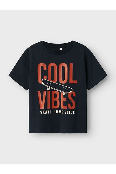 name ıt Kids Navy Blue T-Shirt - Nmmbennıbo Ss Nreg Top Pb, 13238137 -04