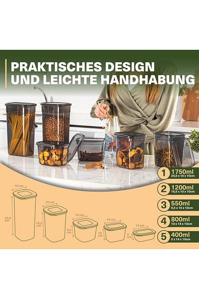 Viwares Vorratsdosen Mit Deckel Luftdicht 30er Vorratsbehälter Set