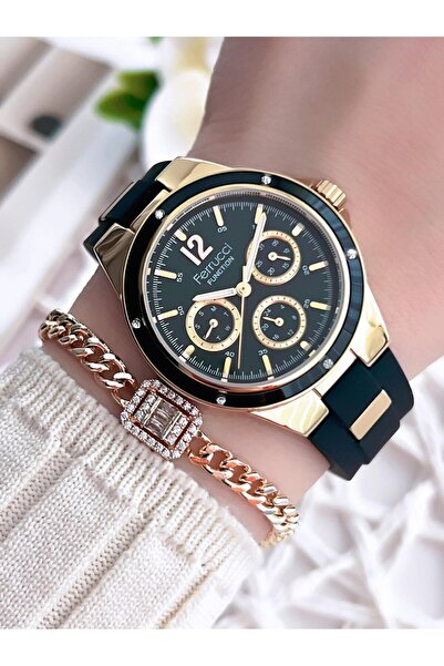 Ferrucci 3 Atm Sports Women &Apos; S Wrist Watch with Silicone Band - Bfc.034...