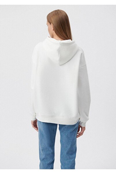 Mavi M1600361-81964-Fw Logo Hooded Sweatshirt Broken Women's Sweatshirt