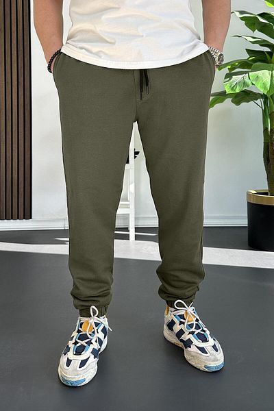 Edwox Πράσινο ανδρικό αθλητικό παντελόνι - Fit Cut Edw229