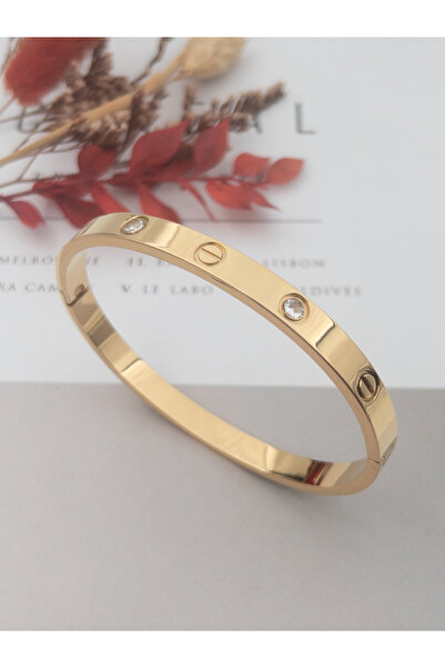 Siya Silver Anti-Tarnish Steel Model Bracelet with Stones