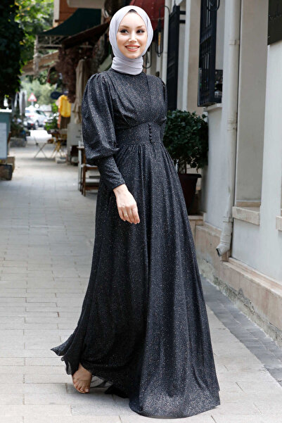 TOFİSA 11003-černé večerní šaty