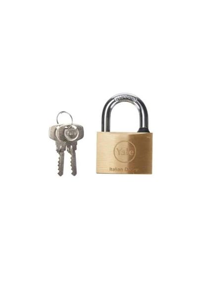 Yale Padlock Brass 60mm 110 Series Brass Finish