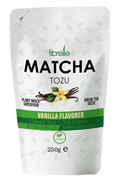 Fibrelle Matcha Vanilya Aromalı 250g / Vanilla Matcha 250g