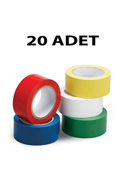 everart 20 Adet Renkli Elektrik Bandı Pvc İzole Bantı