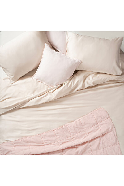 Zsa Zsa Zsu Solıd 300 Tc Kıng Sıze Pamuk %100 Pamuk Saten Nevresim Seti 240x2...