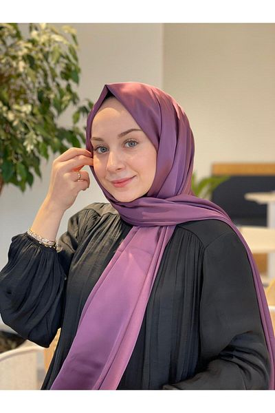 Sima Σκούρο Λιλά-40 Valentino Shawl - Ελαφρύ και κομψό