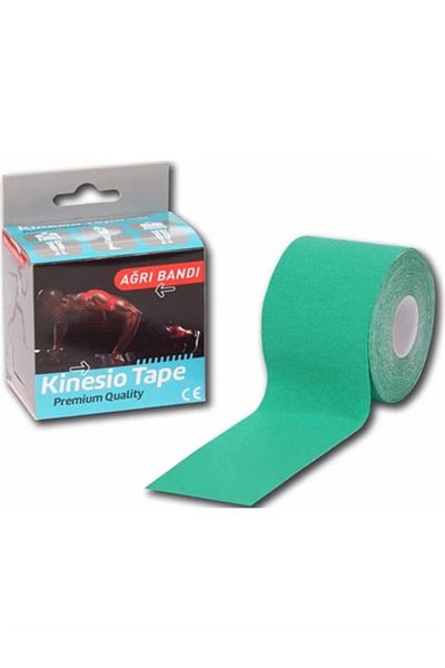 Megev Sport Tape Green Color Kinesio Athlete Tape Pain Tape 5 Meters X 5 cm