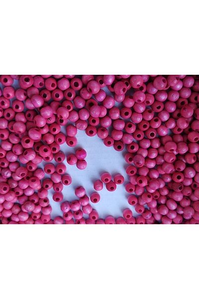 Selin Wooden Beads 6 Mm, 80 Gr (Ort 550 Pcs) Fujya