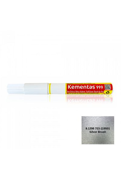 Kementaş 9.1298 703-119501 Silver Brush Covering Touch Up Pen Full Covering Touch Up Pens