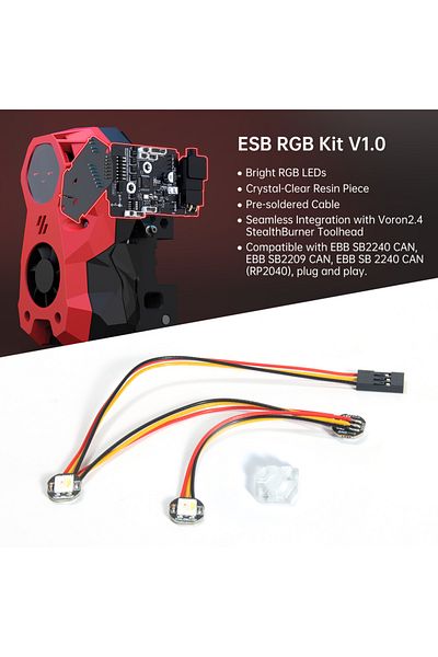 BIGTREETECH Stealthburner Led For Voron 2.4 3d Printer Esb Rgb Kit 3 Rgbw Mini Button Bright Rgb ...