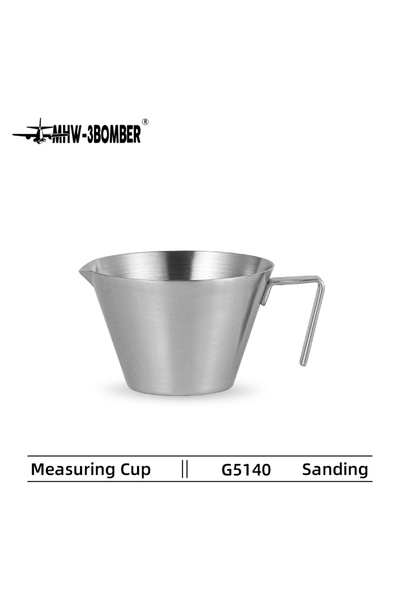 Choice1 كوب قياس الإسبريسو MHW-3BOMBER مع مقبض من الفولاذ المقاوم للصدأ لكوب صب القهوة المنزلية...