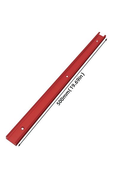 GDART Red T30 T Tracks, Aluminium T-track And T-slider T Slot Miter Track Jig - Woodworking Standard Miter