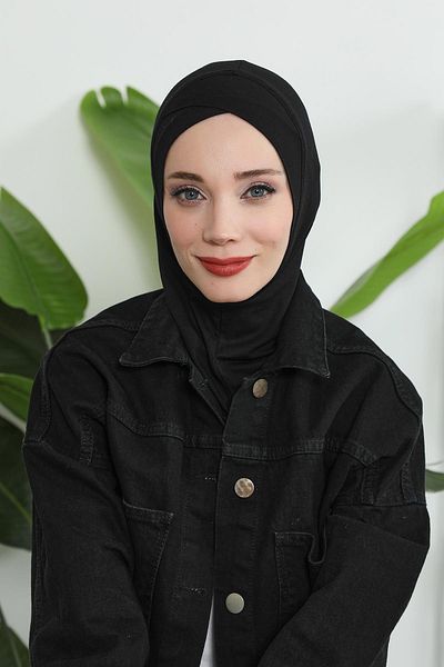 Aisha's Design قبعة من القطن الممشط مع تفاصيل متقاطعة في الأمام، tb-4، tb-4