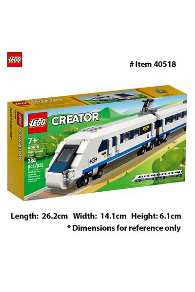 Choice 40518 Lego-40518 Creator High-speed Train 2, Connected Carriage, Which Is A Driver's Compartment And