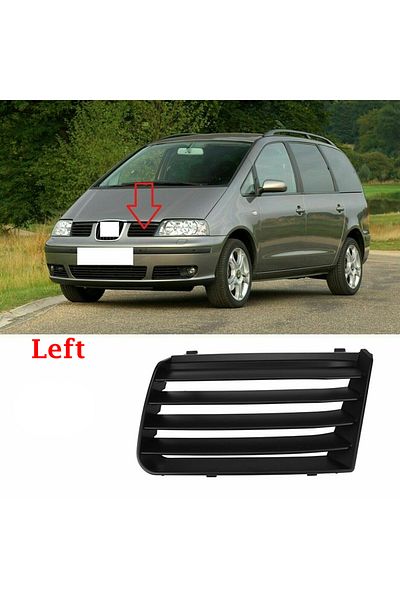 Choice Left Side Car Front Left Right Upper Bumper Radiator Grille Black Plastic 7m785365301c 7m785365401c